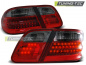 Preview: LED Upgrade Design Rückleuchten für Mercedes Benz E-Klasse W210 Limousine 95-02 rot/rauch